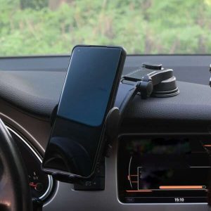 New Car Dashboard Phone Holder For 2023, 360 Degree Rotation, Automatic Locking, Adjustable Height Black