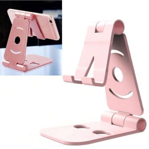 WQ-02 Foldable Creative Lazy Bracket Phone Holder (Pink) Pink