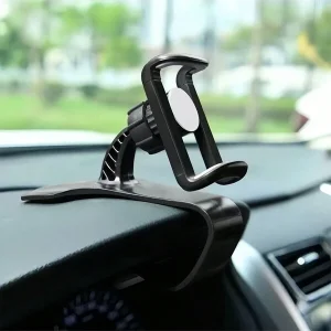 Car Mobile Phone Holder Universal Dashboard Car Clip-On GPS Holder Car Mobile Phone Holder Suitable For Most Mobile Phones On The Market Black